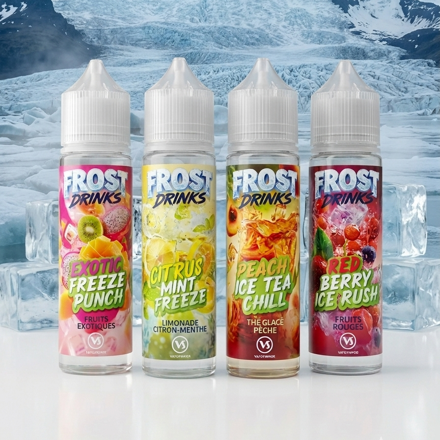 Gamme E-liquides Frost Drinks 50ml - Vapot'Sphère