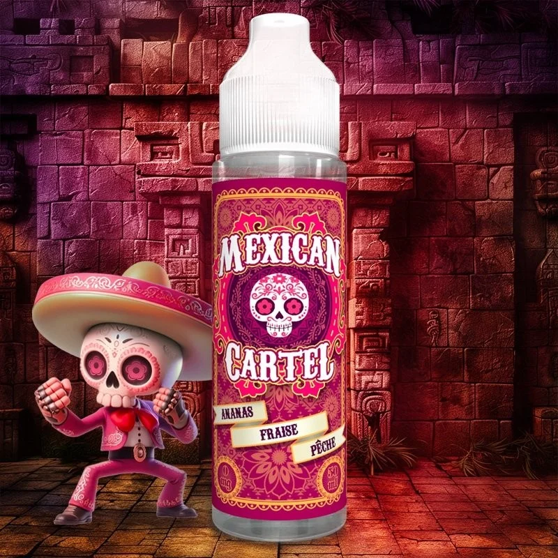 Ananas Fraise Pêche - Mexican Cartel - 50ml