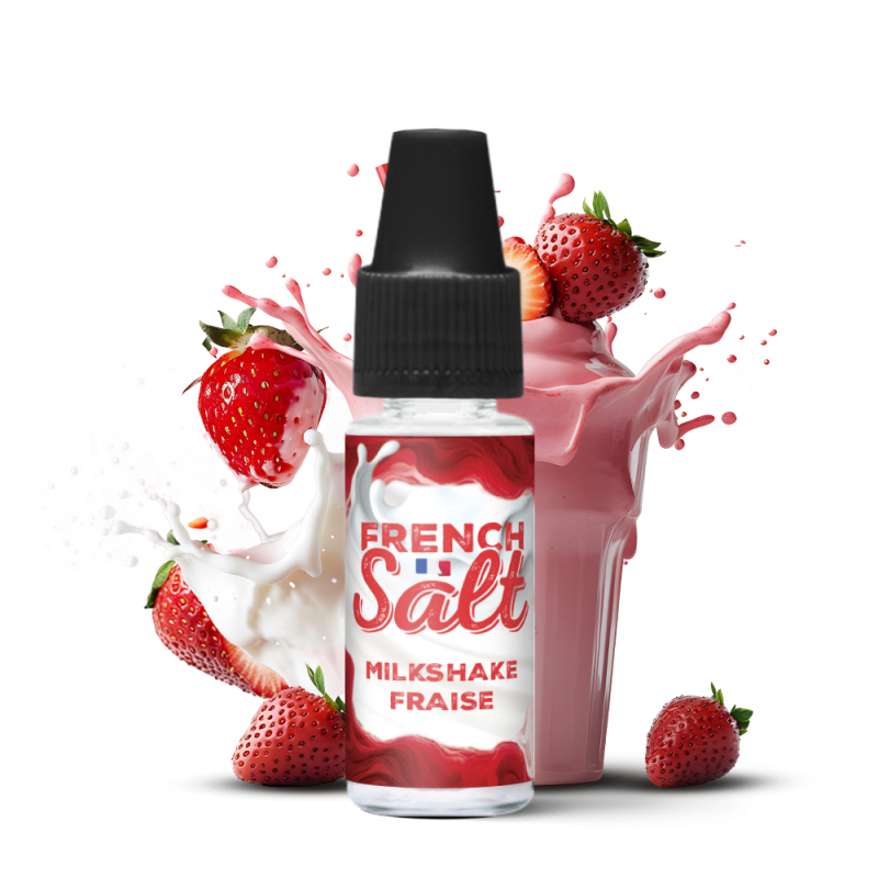 Milkshake Fraise - 10ml - French Salt