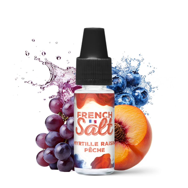 Myrtille Raisin Pêche - 10ml - French Salt